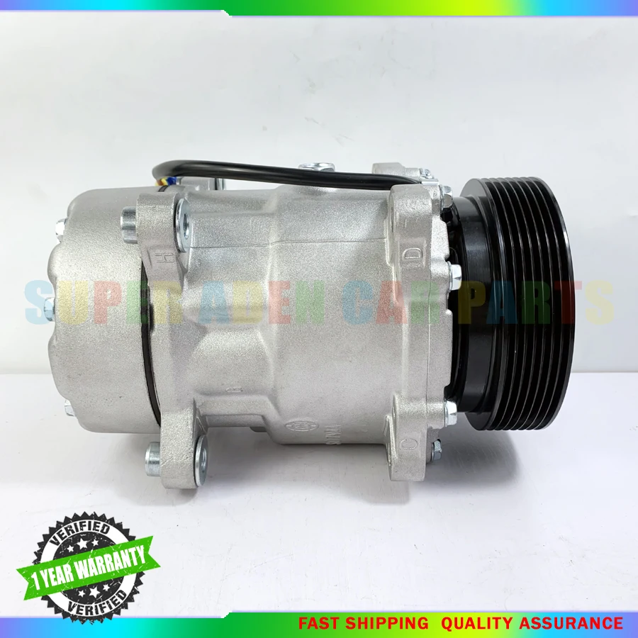 

compressor For sanden sd7v16 For Volkswagen Eurovan Transporter T4 2.8L 7D0820805A 7D0820805 7D0820805E Sanden 57719 1146 1214