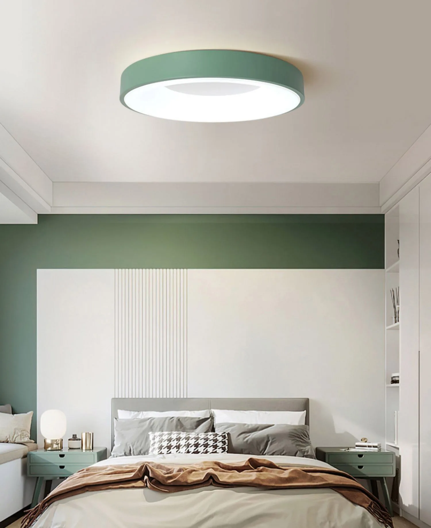 Plafonnier LED en Forme de Patch HO 138, Luminaire Décoratif de Plafond, Idéal pour un Salon, une Chambre à Coucher, un Couloir ou un délégations,