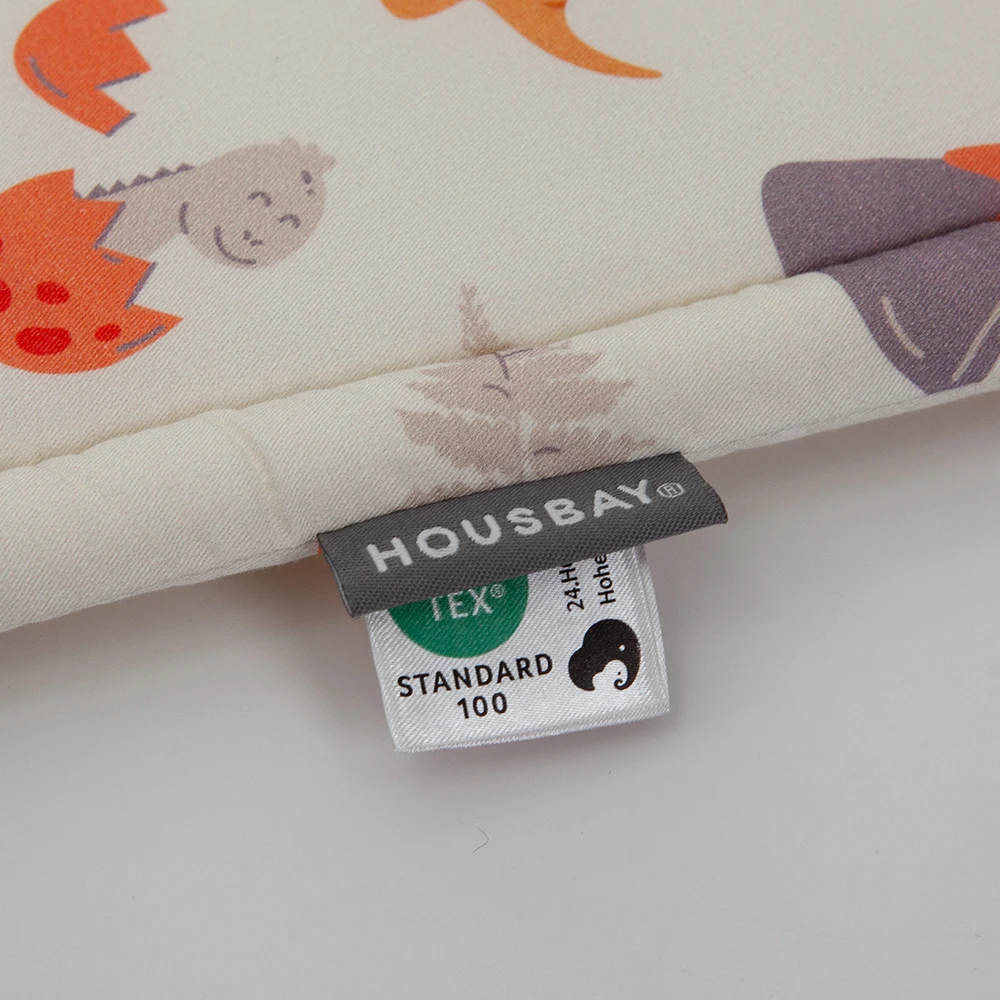 Stroller Cushion Multi Hole Adaptive Pram Cartoon Jurassic Printed Double Sides Usable Universal Baby Stroller Accessories view 5