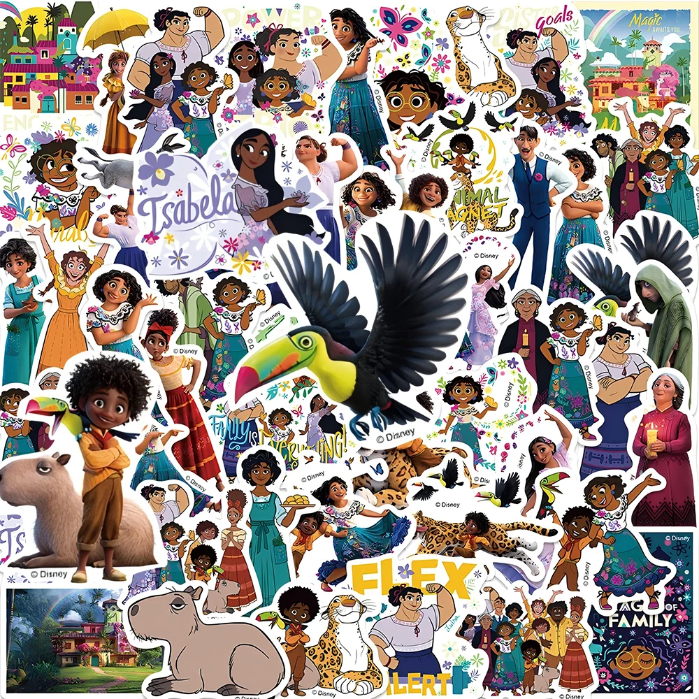 Phone Cases Disney - 50pcs Disney Cartoon Encanto Stickers Cute