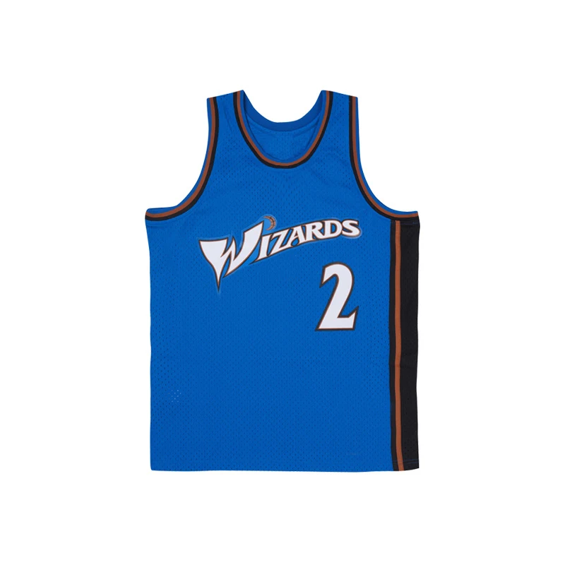 Wizards basketball jersey team tank top 3D summer streetwear sleeveless sports soft quick drying breathable tank top