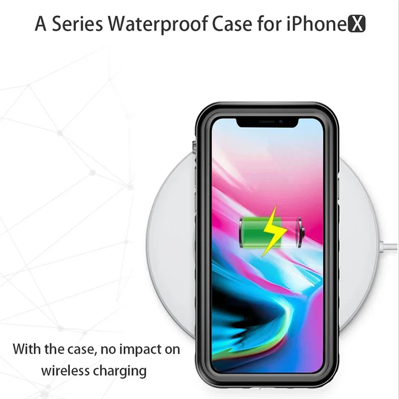 IP68 Waterproof Case For iPhone 6 6S 7 8 SE 2022 ShockProof 360 Full Cover Swim Diving Underwater Case For iPhone X XS XR XS Max