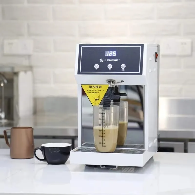 Commercial Eco-Friendly Electric Water Tank Milk Steamer and Foaming and Tea Milk Foaming Machine Stock Features