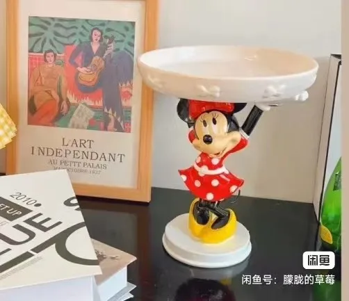 Disney Minnie ceramic tray decoration