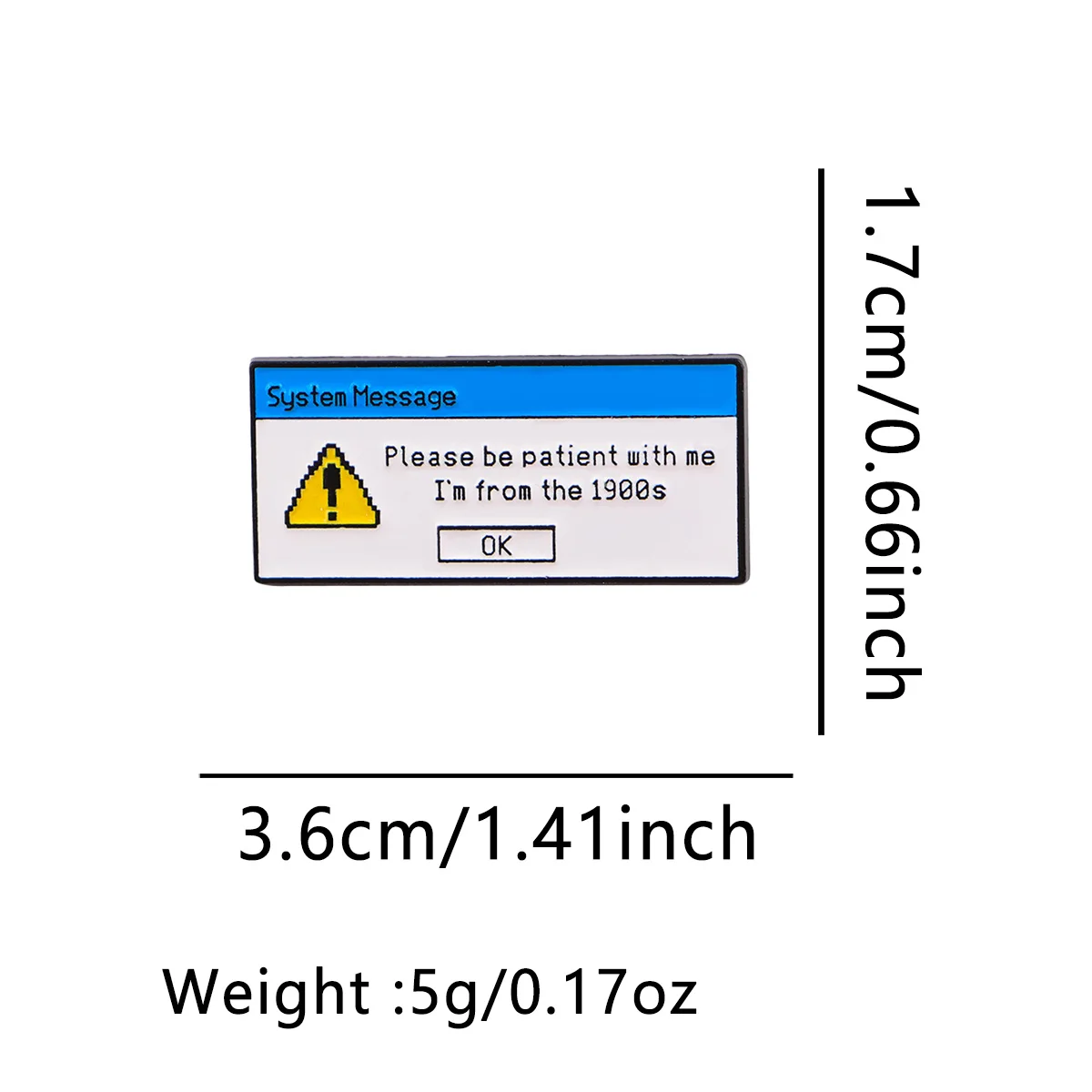 "رسالة النظام" المينا دبوس 90s بروش الصنوبر التلبيب شارة بدبابيس على ظهره الملابس والاكسسوارات مجوهرات الأزياء هدايا الأصدقاء #5