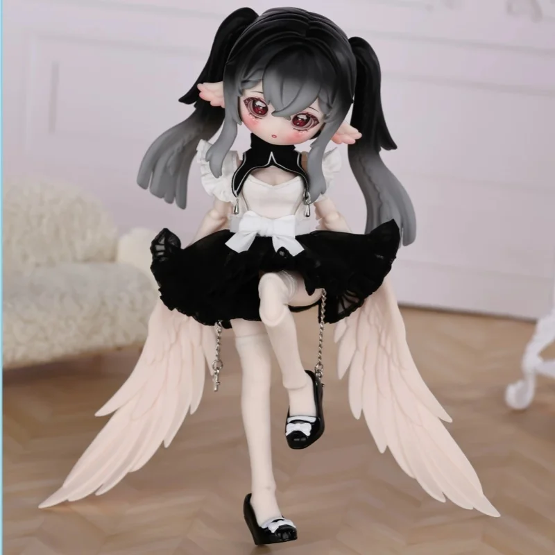 Penny'S Box 1/8 Bjd Doll Body B10 Winged Articulated Figure Body Yunyu Pavilion Series Blind Box Replacement Accessory Gifts