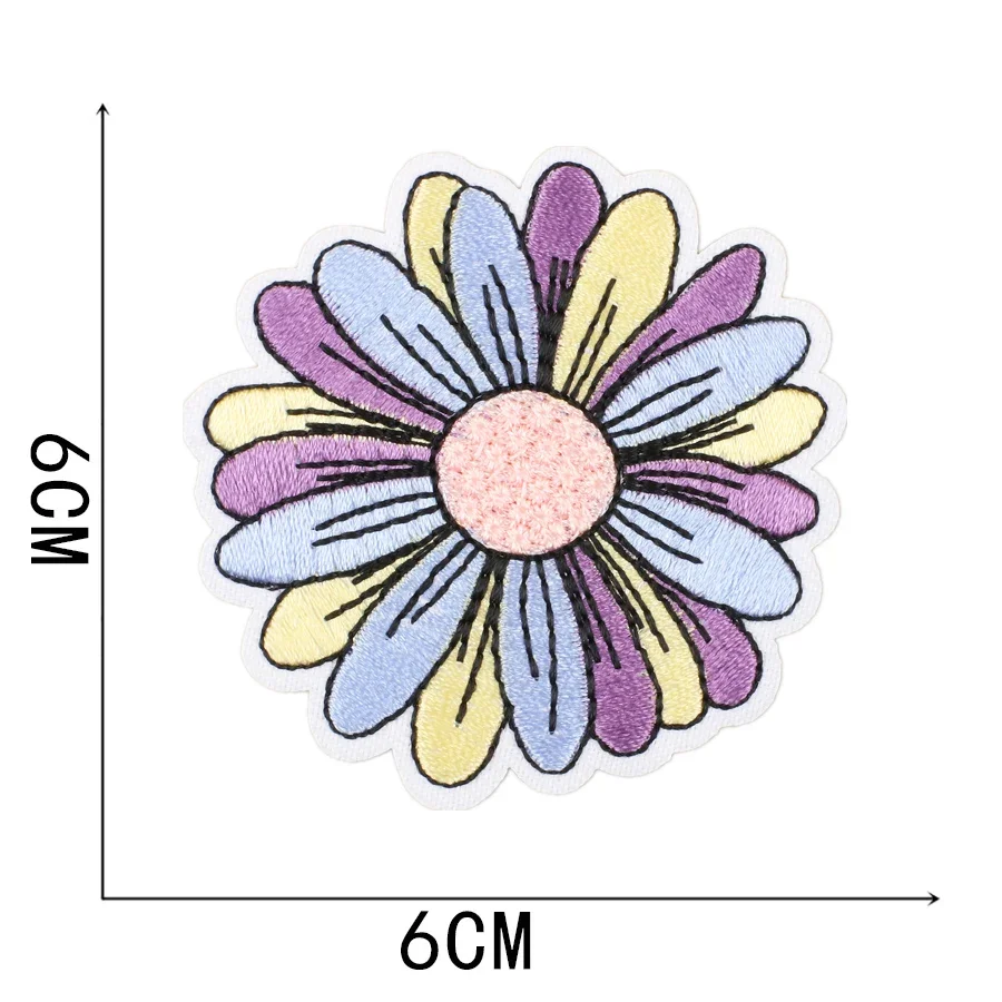 Embroidered Patch Iron On Patches for Clothing Pocket Dog Clothes Stickers Fabric Sewing Thermal Adhesive Applique Fusible