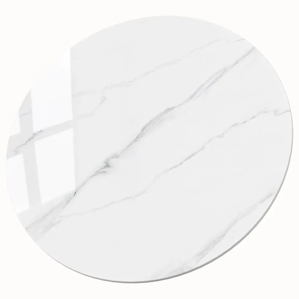 

Sintered Stone Table Top, 59 White Marble Desktop, DIY Replacement amp Cover, Scratch amp Wear Resistant, Easy to Clean, Suitab