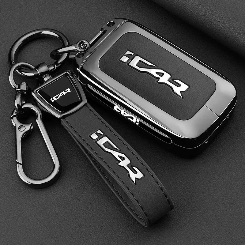 Autoschlüsselhülle für Chery Icar V27 REEV Zubehör 2026 – Schlüsselanhänger, Fernbedienungsgehäuse, Ringhalter, Schlüsselanhängerhülle – Detail 4
