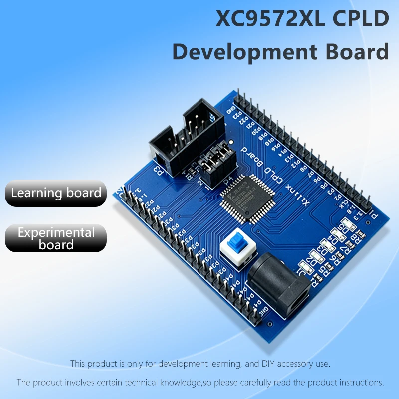 XC9572XL CPLD Development Board  With JTAG Interface 4 Programmable LED All IO Pin Lead Out For Digital Logic DIY Project
