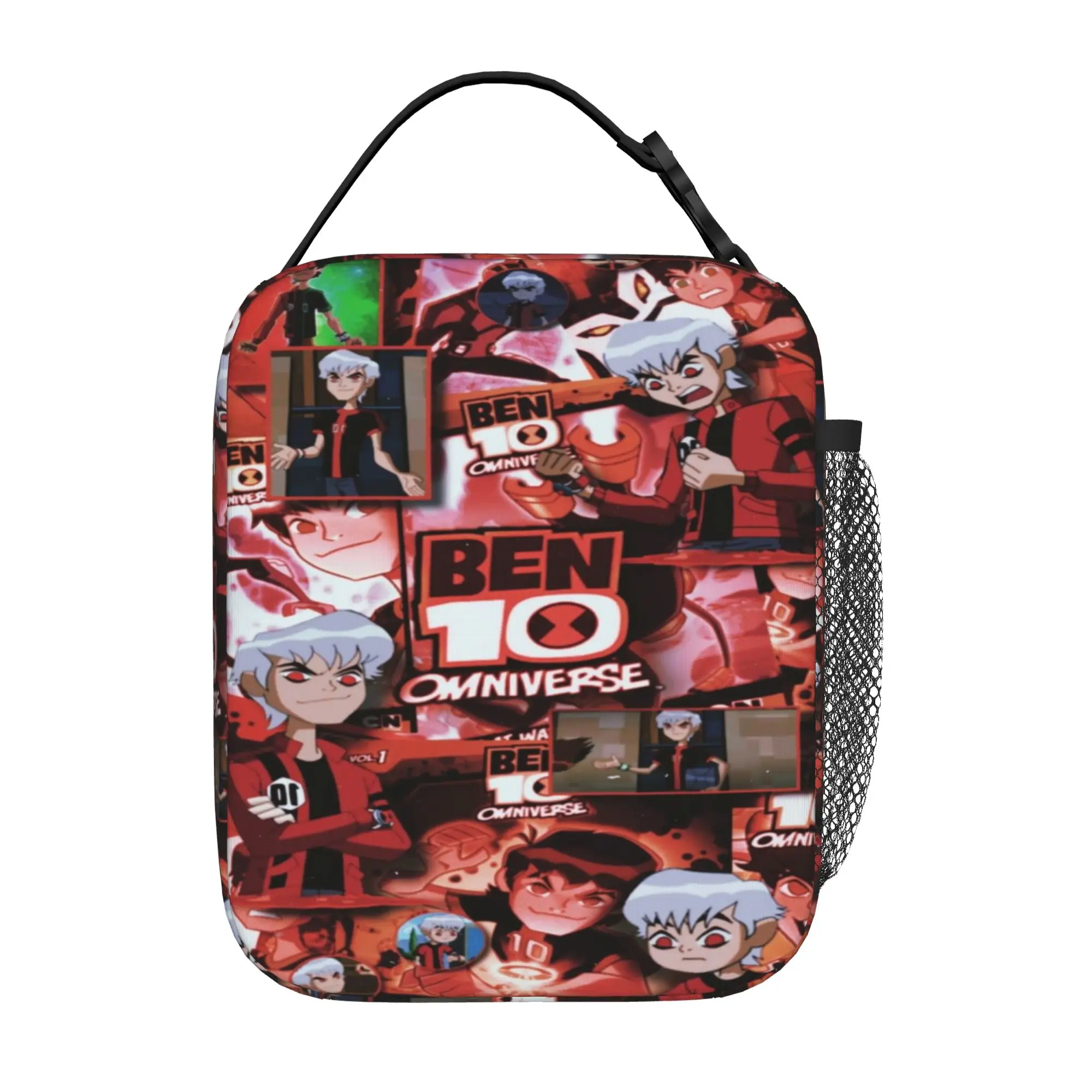 Back to school season  Handbag Ben10 Omniverse Albedo Poster Washable Cool Daily Solid Lunch Bag