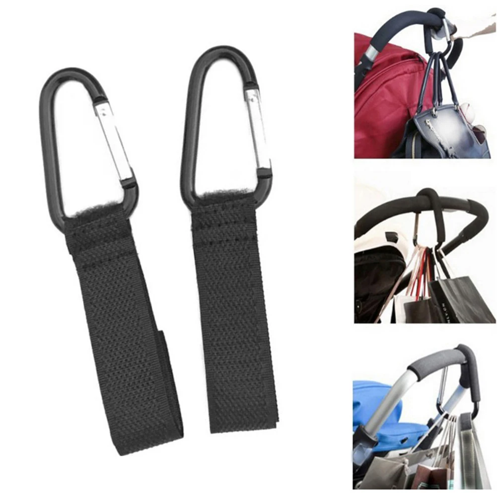 Gancho para cochecito de bebé, silla de ruedas de Metal, cochecito de compras, ganchos para colgar