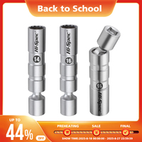 Hi-Spec Magnetic Universal Spark Plug Socket Wrench 14/16mm Install Replace Car Repair Kit Spark Plug Removal For Car Repair