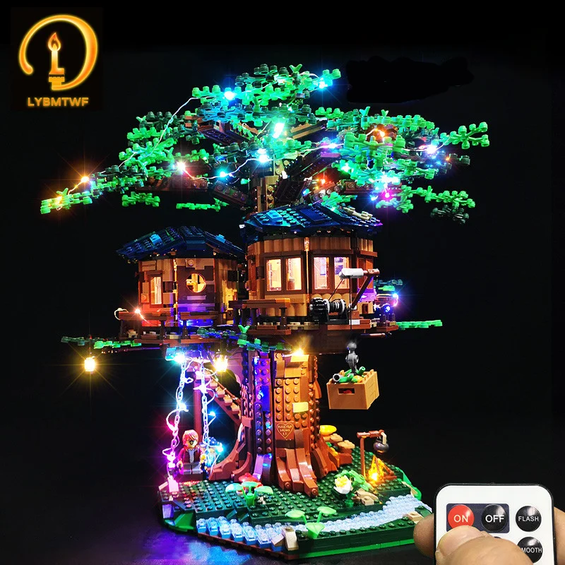 

Комплект светодиодного освещения LYBMTWF, совместимый с игрушками «сделай сам» Lego 21318 «Деревочный домик» (не включает модели кирпичей)