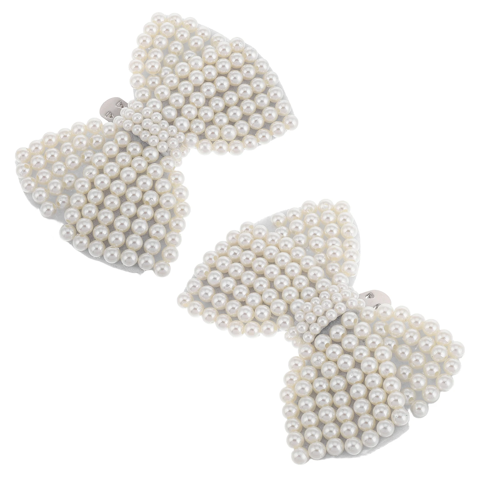 

2 Pcs Bow Clips Decorative Accessories for Women Shoes Detachable Plastic Elegant Fashion Wedding Party Bridal Shoe Charms Shoe