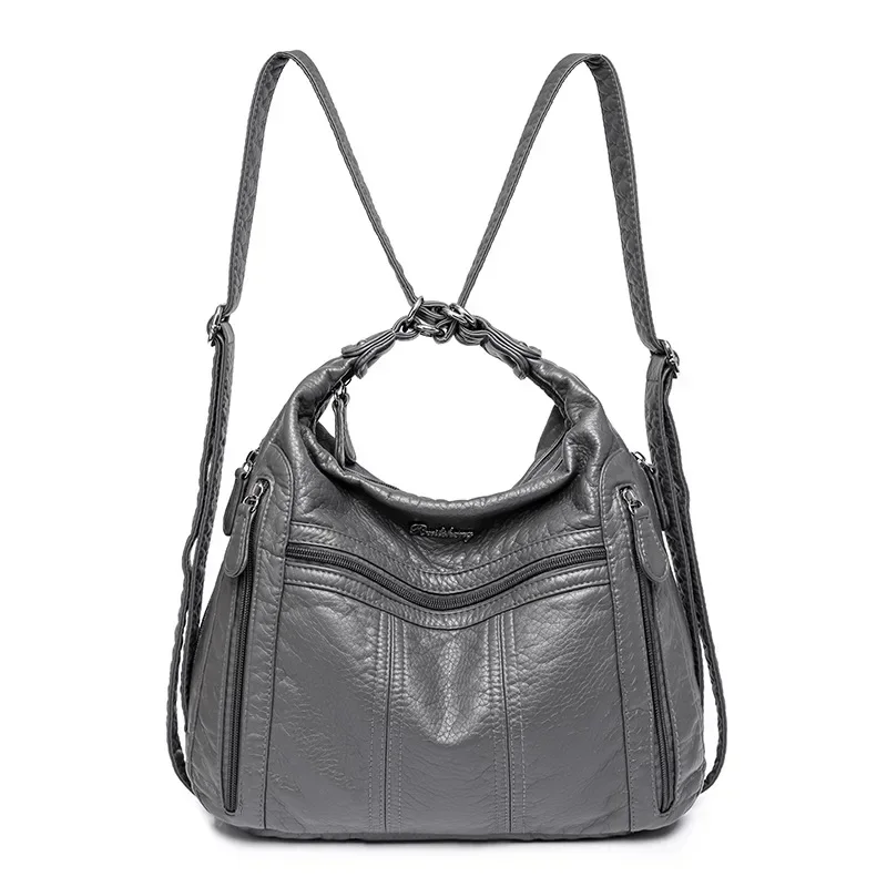 

Large Capacity Women Handbag Pu Leather Crossbody Bag Female Multifunction Shoulder Bag Pink Sac A Main Femme Luxury Bag