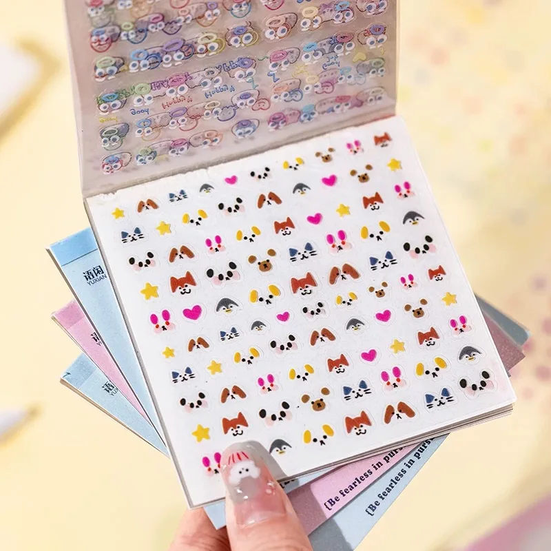 24 sheets/piece Little Animal Decorative Kawaii Sticker Book Scrapbook Journal Kawaii Nail Stickers Kids Gift