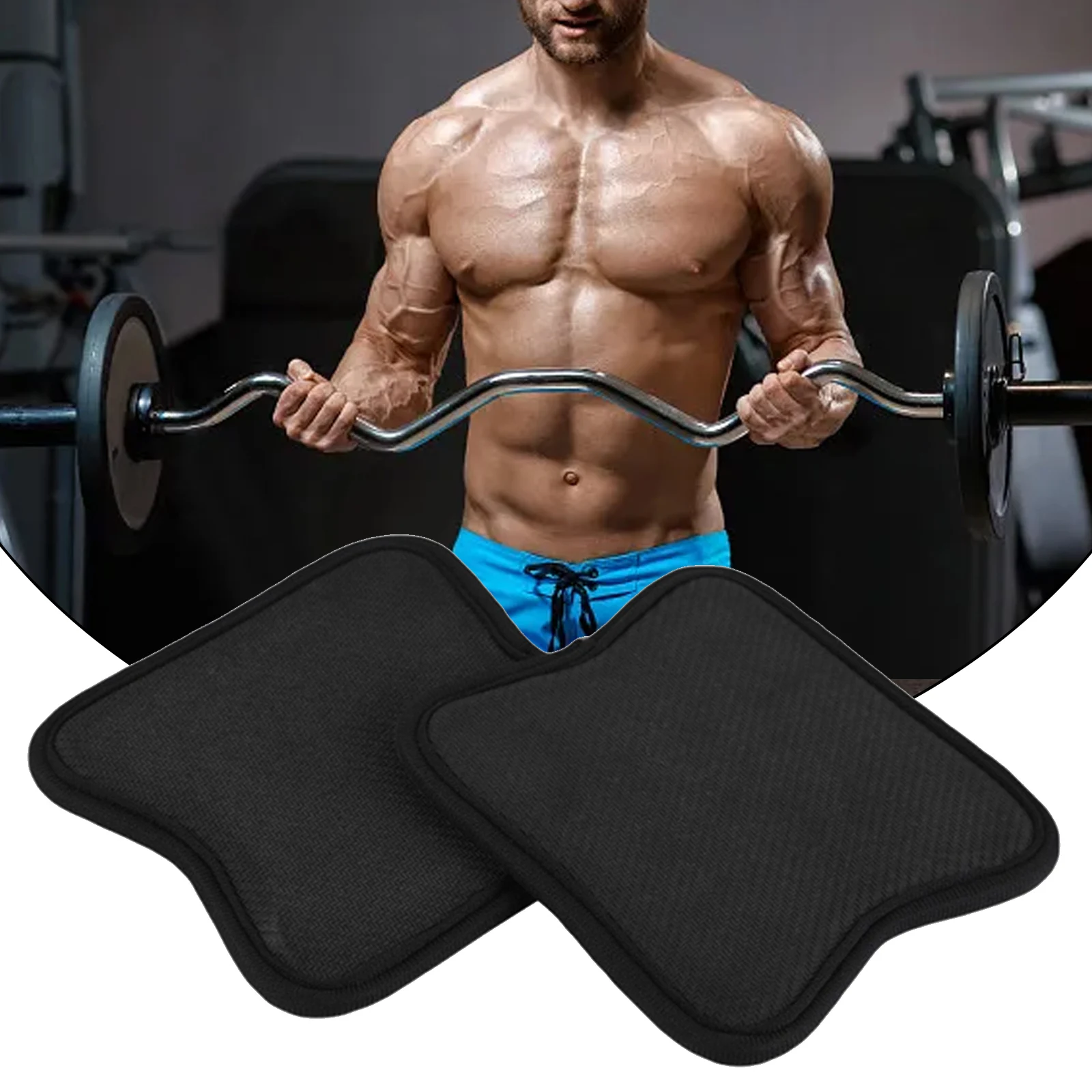 Hand Spacers Grip Pads Mats Non-Slip Palm Polyester Portable Train Aerobics Gym Aids Heavy Dumbbell Lightweight