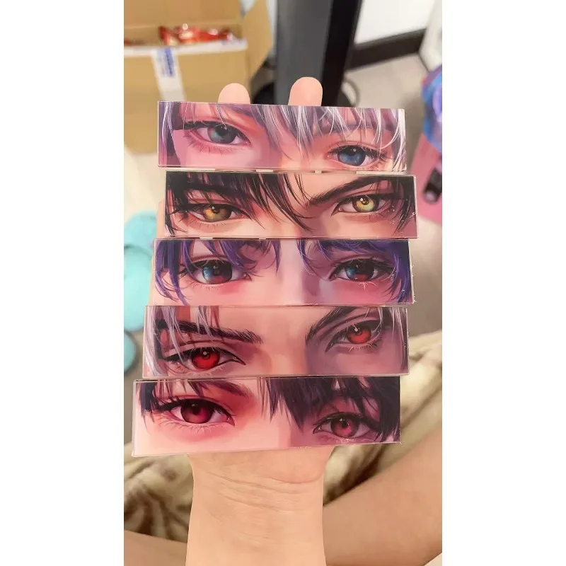 5 Buah Cinta dan Ruang Dalam Xavier Zayne Rafayel Ralayo Sylus Caleb Mata Bookmark Akrilik Gambar Kartu Model Piring Dekorasi Meja