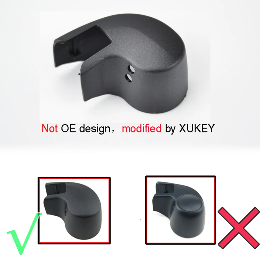 Rear Windshield Wiper Arm Cover Cap Rear Wiper Nut Cap Fit For Audi A1 A3 A4 A6 Q3 Q5 Rear Window Wiper Arm Replacement Lid