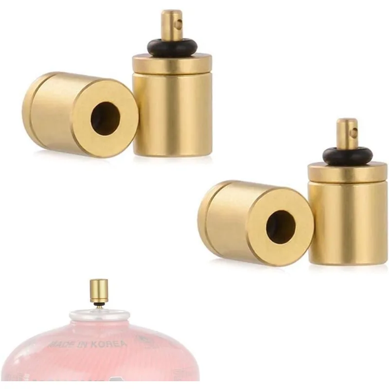 Gas-Nachfülladapter Mini-Aufblasventil Butan-Gaskartusche Gasflasche Gaskocher Outdoor-Camping-Zubehör zum Befüllen