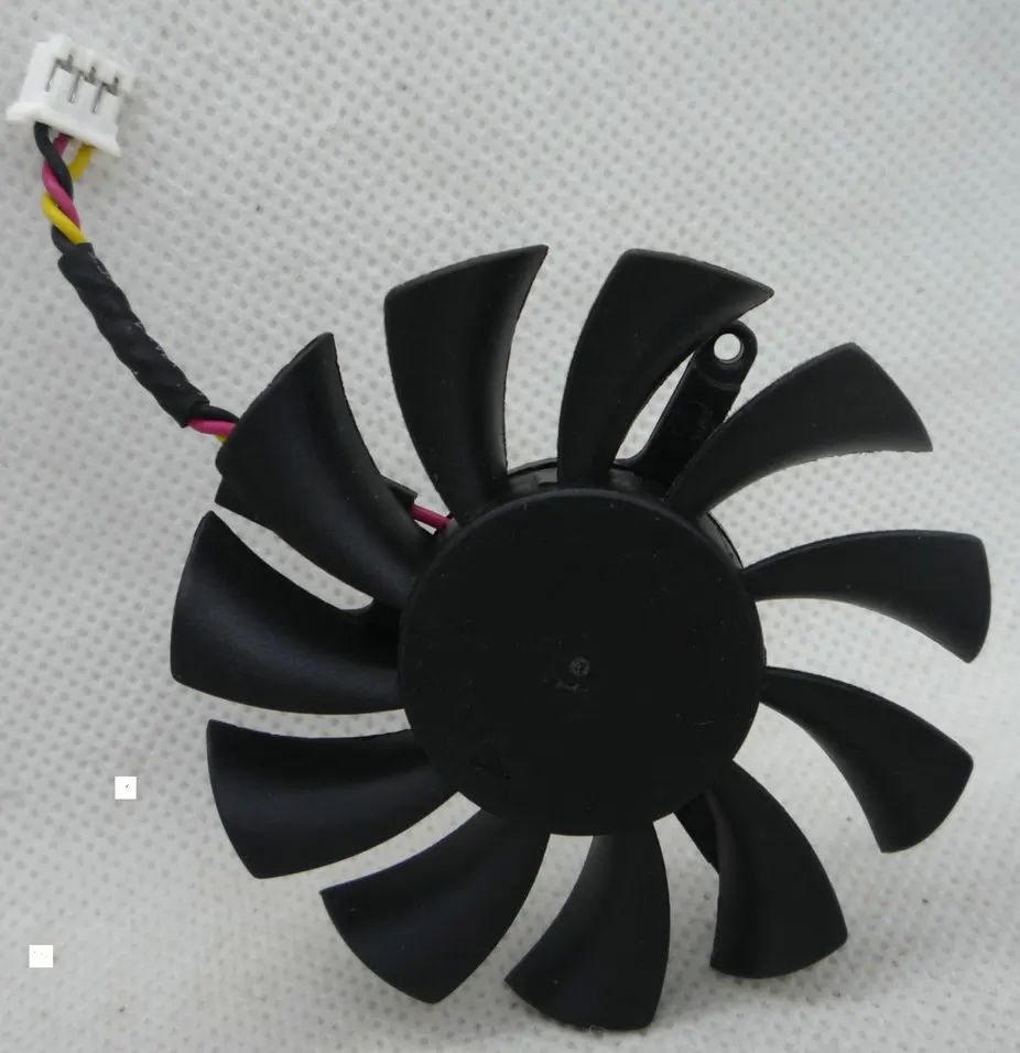 FOR MSI N440GT Blizzard V5 Graphics Card Cooler Cooling Fan PLD06010S12L 55mm 12V 0.20A 3Wire Laptop heat skin 6010M12F