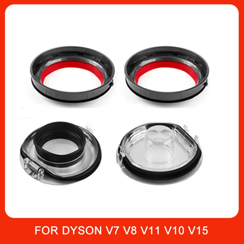 For Dyson V7 V8 V11 V10 V15 Vacuum Cleaner Dust Bin Top Filter Sealing Ring Replacement Dust Bucket Cleaner Spare Part