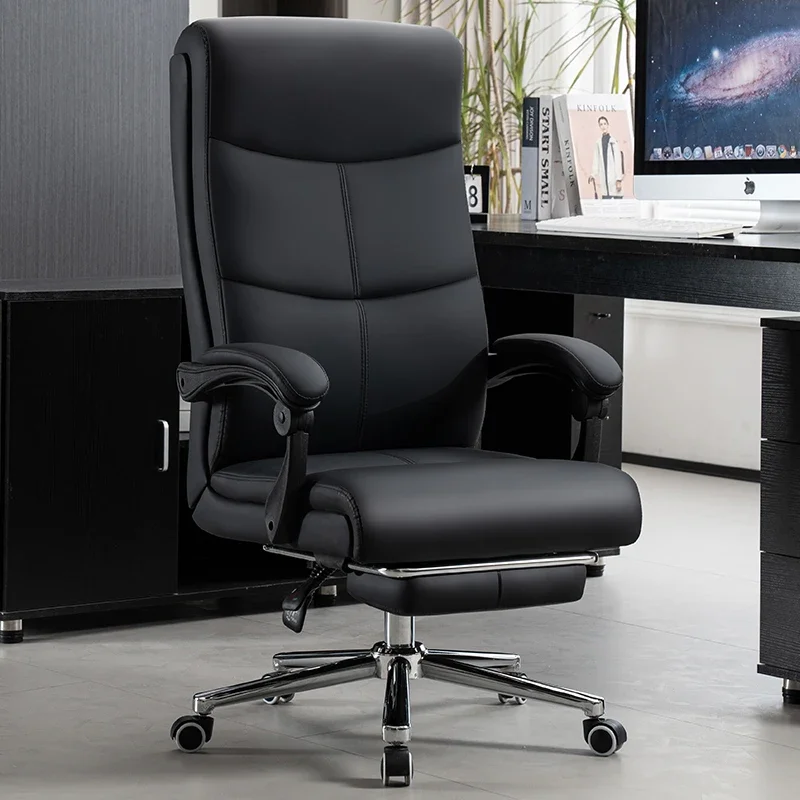 Boss chair comfortable sedentary computer chair office backrest reclining home sofa book desk