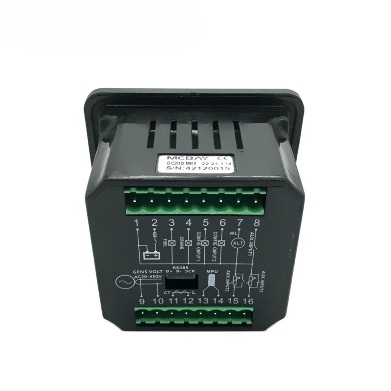 Mebay DC20DMKII generator control module, specially designed for small diesel generator sets