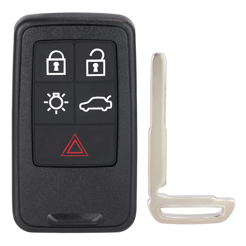 KEYECU KR55WK49264 433MHz ID46 Chip Smart Remote Key Fob for Volvo S60 S80 V60 V70 XC60 XC70 2007‑2017 5 Button