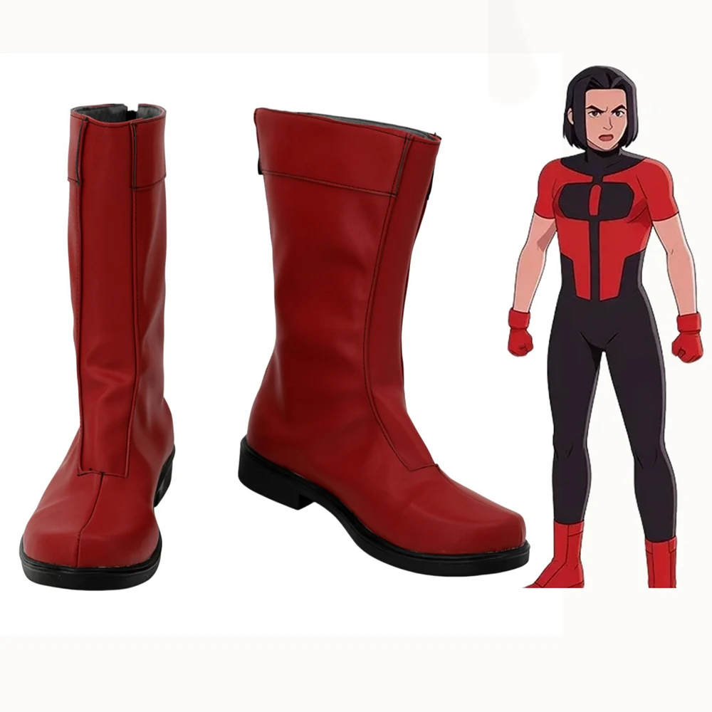 Oliver Grayson Cosplay Boots Red Shoes Custom Made Any Size