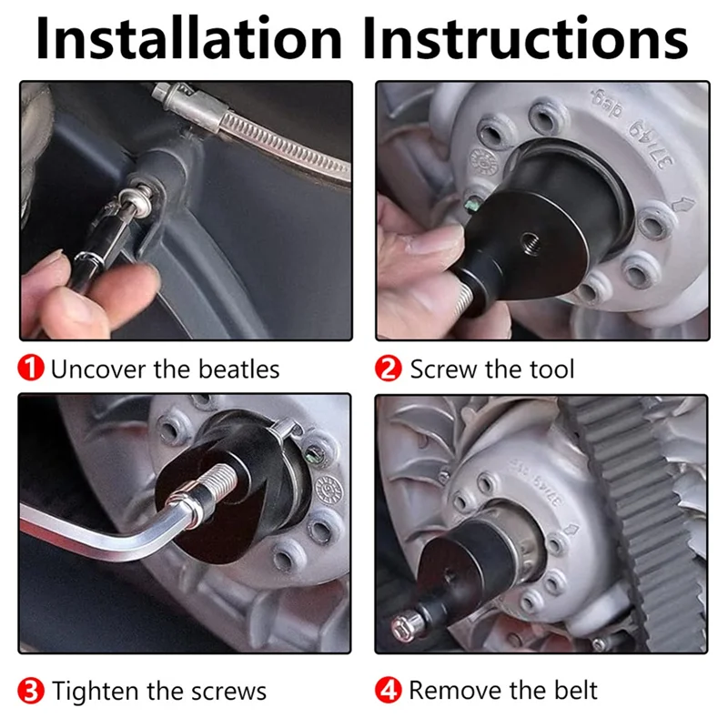 

Инструмент для снятия ремня QB, инструмент для снятия сцепления, набор инструментов для разбрасывания сцепления для Can-Am Defender HD10 Maverick X3 17-2
