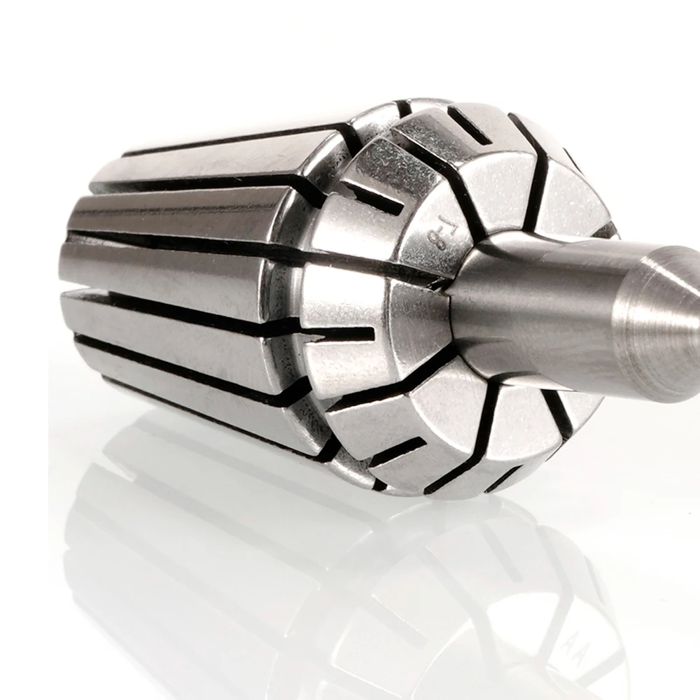 CNC ER20 콜릿 조각 기계 스핀들 탄성 고정 너트, 고정밀 0.015mm 스프링 척, 3mm-12.7mm 생크 엔드 밀