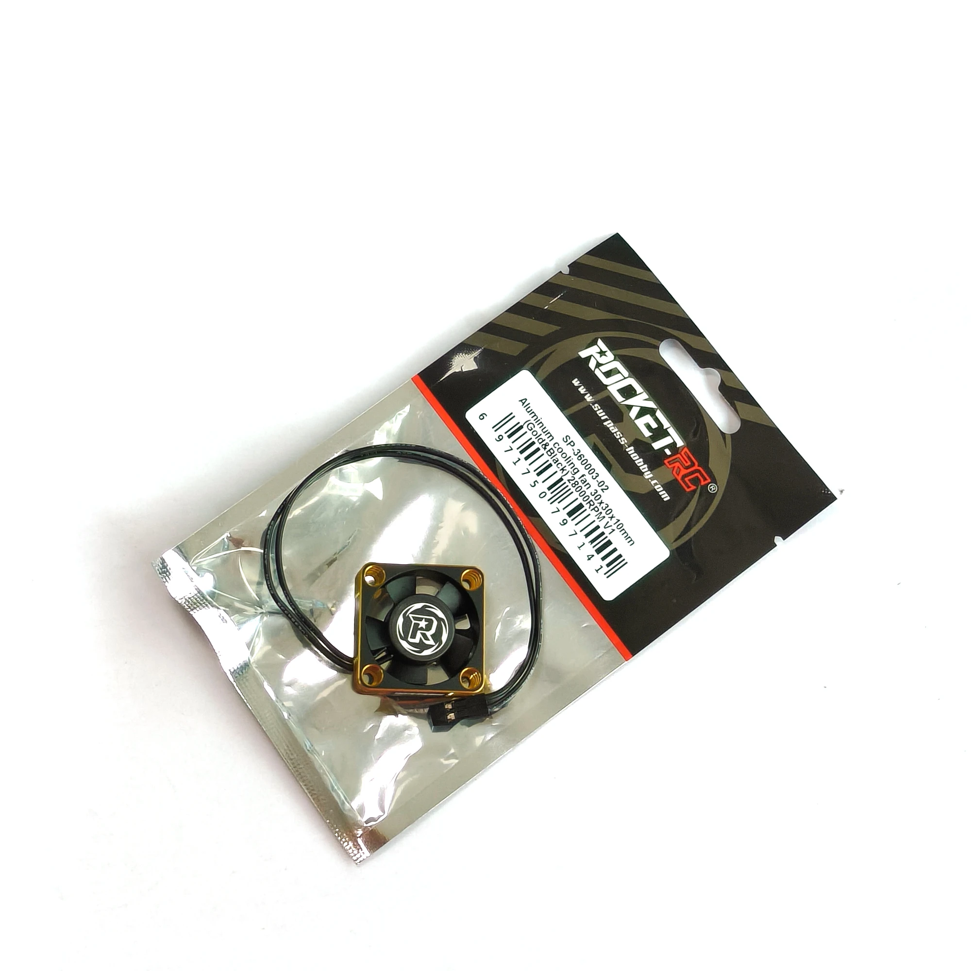 SURPASSHOBBY Rocket-RC Cooling Fan 25mm 30mm 35mm 40mm 50mm Heat Dissipation for RC ESC 1/10 1/8 1/5 1/12 RC Car Brushless Motor