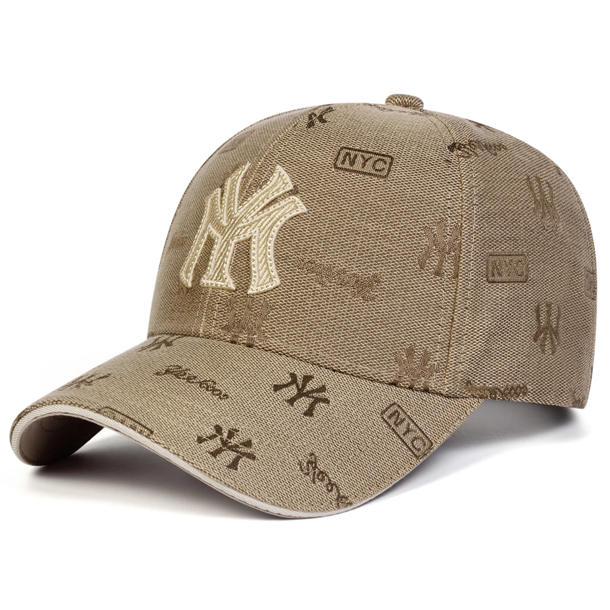 Unisex MY Letter Embroidery Baseball Caps Spring and Autumn Outdoor Adjustable Casual Hats Sunscreen Hat Sports Cap 썸네일 5