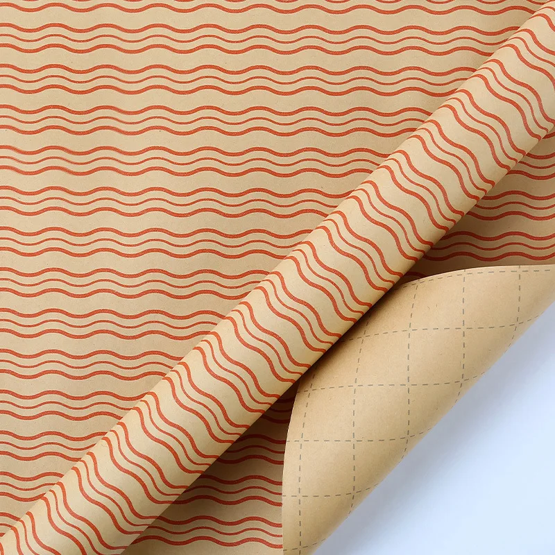 6 Pcs Simple Geometry Style Wrapping Paper Sheets Roll Packaging for Wedding Kids Holiday Gift Wrap Craft Paper Decor Gifts