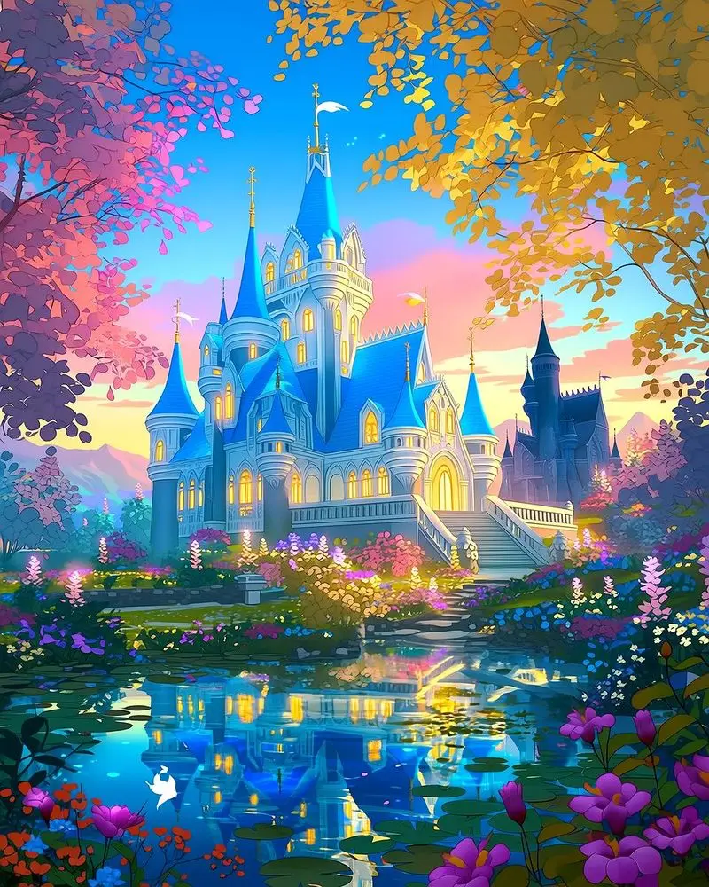 CHENISTORY Fantasy palace at riverside CHENISTORY Fantasy palace at riverside