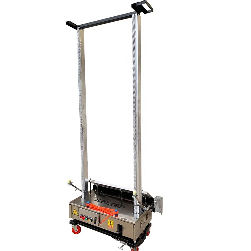 High Efficiency Automatic Mortar and Cement Sand Plastering Machine with Pump for Wall Wiping