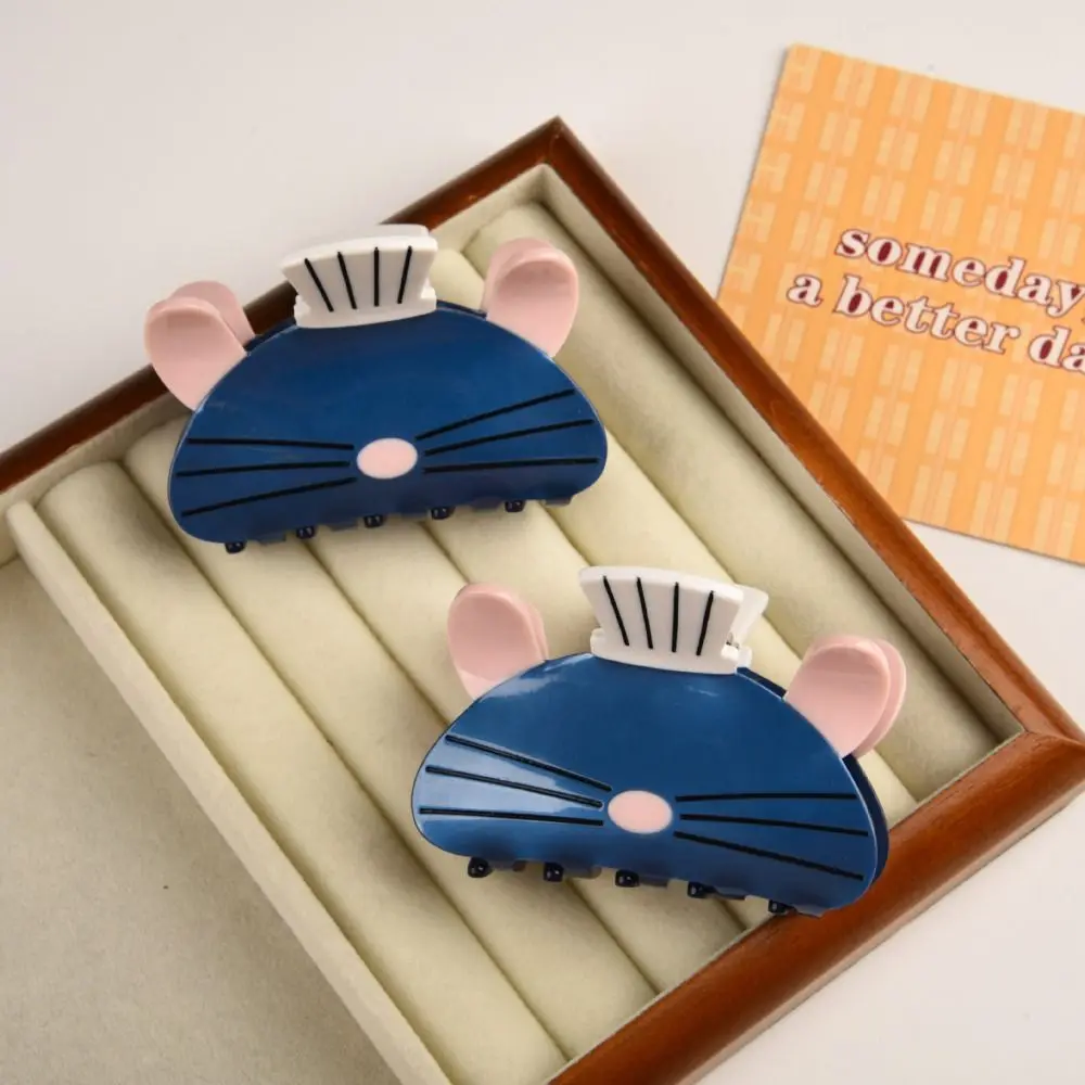 

Creative Acetate Hair Clip Headwear Hair Accessories Mouse Shark Grasp Clip Headdress Hairpin Women Girl
