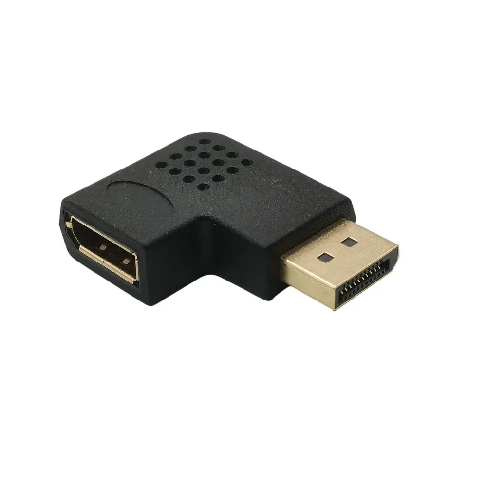 Para cima e para baixo Displayport adaptador, DP ângulo direito, Displayport 1PC, 8K 60Hz, 4 K 144Hz, passar 90 graus, Winkel Displayport