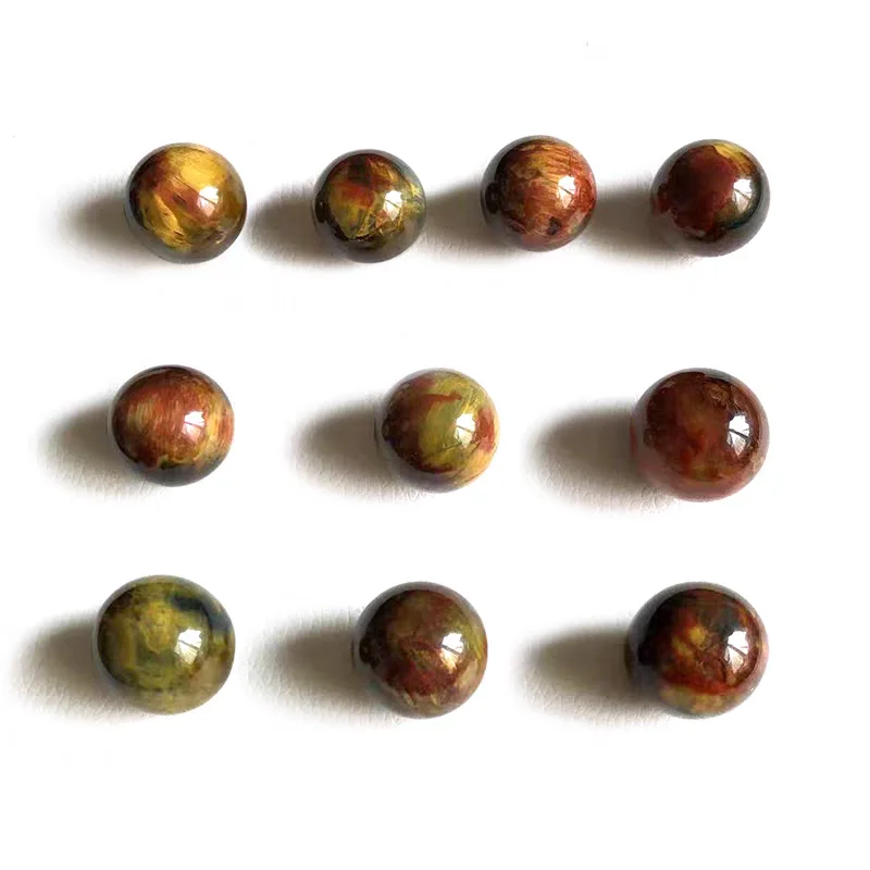 natural Blue pietersite for WOmen men 10mm Bead Only one