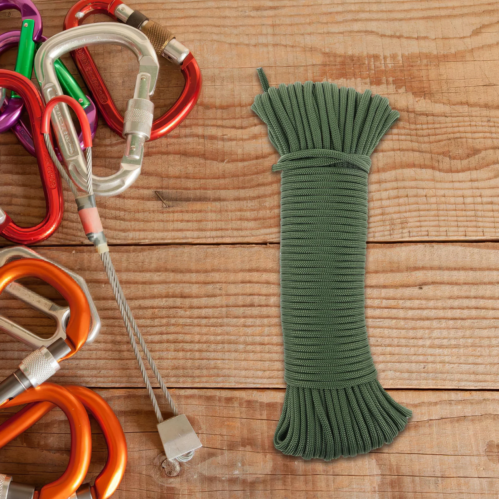 

31M Outdoor Auxiliary Rope Heavy Duty Braided Camping Cord For Tent Wind Lines Fast Drying High Strength Parachute Lanyard -