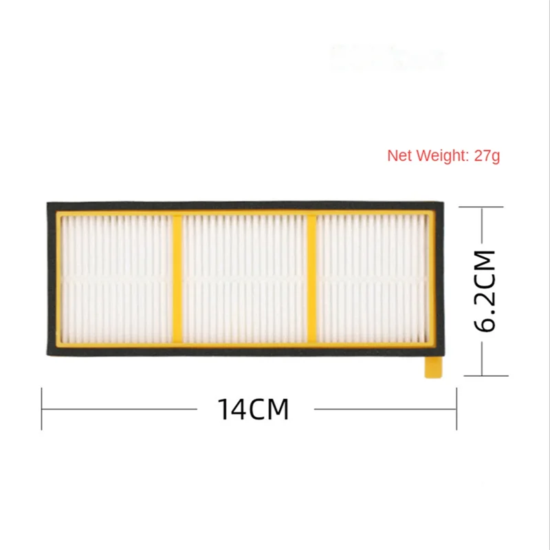 B46B-Voor Shark RV700 RV720 RV750 RV755 Robot Stofzuiger Accessoire Kit Hoofdborstel Zijborstel Hepa Filter