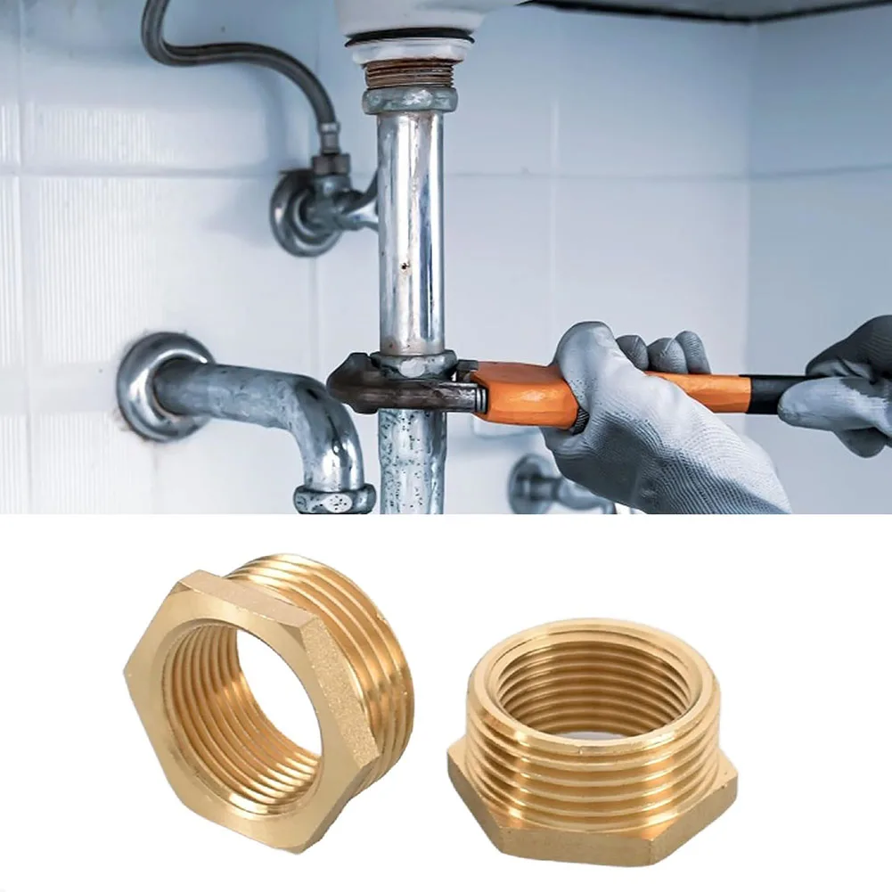 Pipe Installation G3 4 X G1 Brass Reducer Adapter Brass Reducer Adapter Fitting Pipe Fitting 1 Inch To 3 4 Inch Reducer