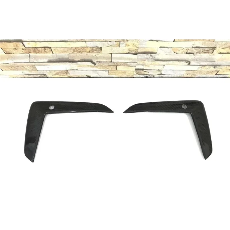 For BMW G30 G38 2020 2021 2022 2023 ReaI Dry Carbon Fiber Lamp  front of the fog light frame Wind knife Spoiler Kit