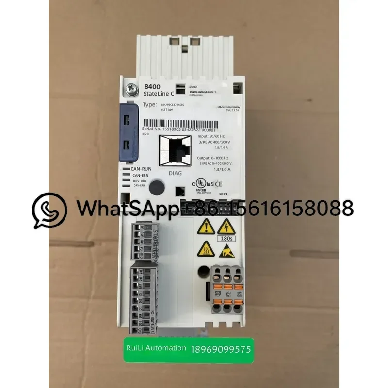 Lenz 8400 Series Inverter Drive E84AVSCE3714SX0 E84AVSCE3714SB0 Three Phase 0.37KW VFD Variable Frequency Converter AC Motor