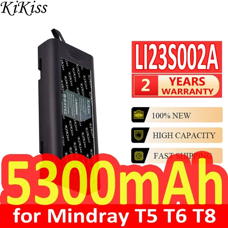 

5300mAh KiKiss Powerful Battery LI23S002A for Mindray BeneView T5 T6 T8 Accutorr 3 7 Passport 8 12 DPM 6 DPM6 fits