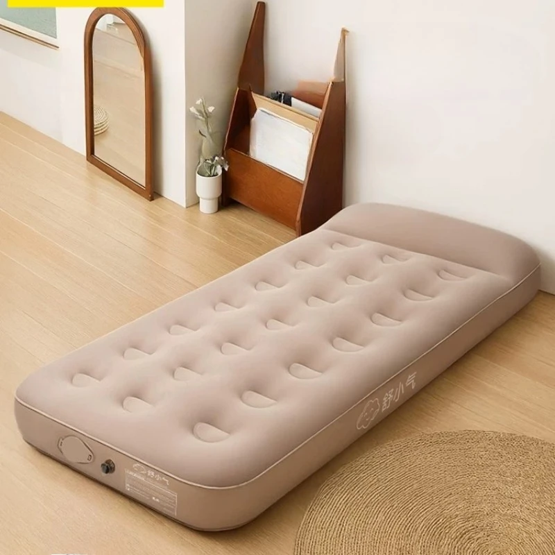 Outdoor Inflating Air Mattress Foldable Camping Sleeping Pad Office Nap Single Air Bed Portable Indoor Cushion for Home Floor