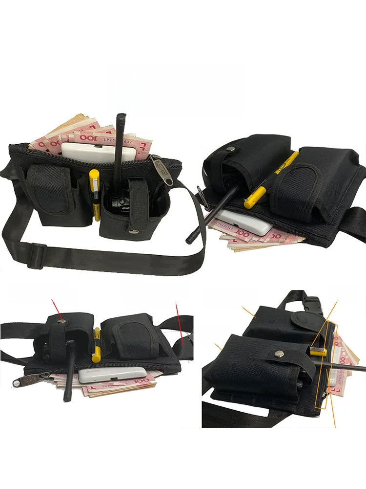 Multifunctional Waist Bag for 4S Store Ss Bar KTV Service Walkie-Talkie Waist Bag Travel Fitn Running Tourism