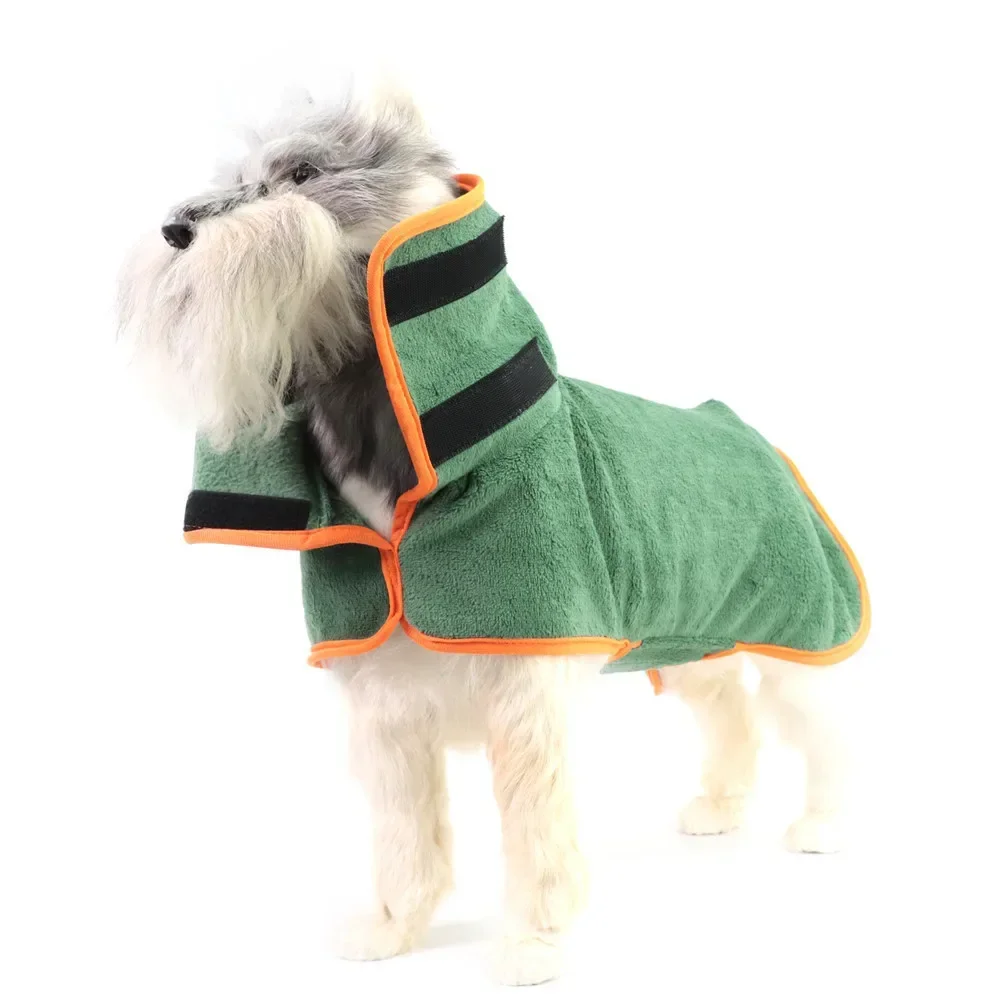 Dog Quick Drying Bath Towel Pet Water Absorption  Robe Big and Small  Cleaning Body Wrapping &  Products Supply